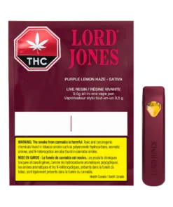 Lord Jones Live Resin Purple Lemon Haze Disposable Vape